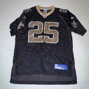 Reebok NFL New Orleans Saints‎ Reggie Bush 25 Football Jersey Mens Large